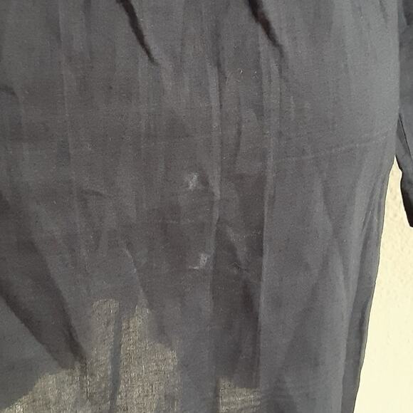 Lilly Pulitzer Sarasota Tunic Top Navy Blue Beaded Soutache Embroidered Womens S - Picture 7 of 14